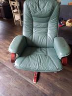 Leren fauteuil, Huis en Inrichting, Fauteuils, Gebruikt, Ophalen