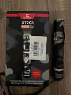 Klarus xt2cr tactical zaklamp 18650, Caravans en Kamperen, Zaklampen, Ophalen of Verzenden, Nieuw, Accu
