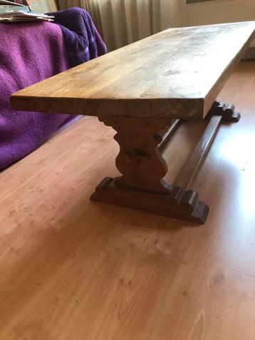 Vinted eiken salontafel beschikbaar voor biedingen