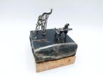 Zilveren miniatuur, David en Saul, Yaacov Heller, Jeruzalem, Antiek en Kunst, Verzenden