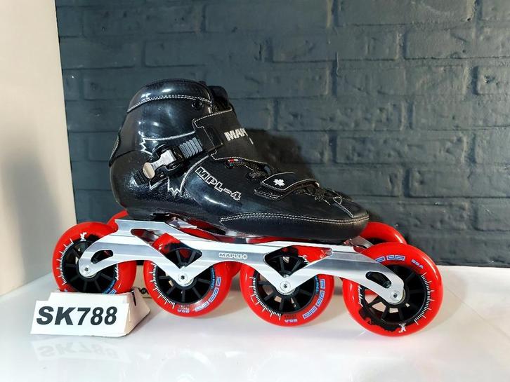 Maple MPL4 Skeelers Skates 4x100 100mm Wielen Maat 42, Sport en Fitness, Skeelers, Nieuw, Inline skates 4 wielen, Overige merken