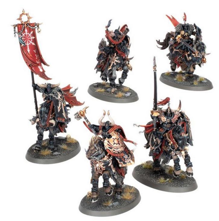 Age of Sigmar Chaos Knights, Hobby en Vrije tijd, Wargaming, Nieuw, Warhammer, Figuurtje(s), Verzenden