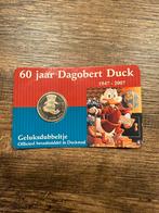 Geluksdubbeltje 60 jaar dagobert duck, Ophalen of Verzenden, Overige landen
