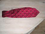 Stropdas Glaxo, Kleding | Heren, Stropdassen, Ophalen of Verzenden, Gedragen, Rood, Met patroon