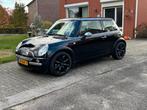 Mini John Cooper Works 2003 Zwart, Auto's, Mini, Zwart, 4 stoelen, Leder en Stof, Zwart