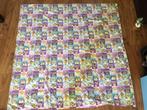 Vrolijke dekbedovertrek met poezen print patchwork 140x140cm, Ophalen of Verzenden, Nieuw, 100 cm of meer, Deken