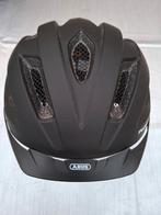 Abus fietshelm met led en regenhoes., Nieuw, Ophalen of Verzenden, Abus, L