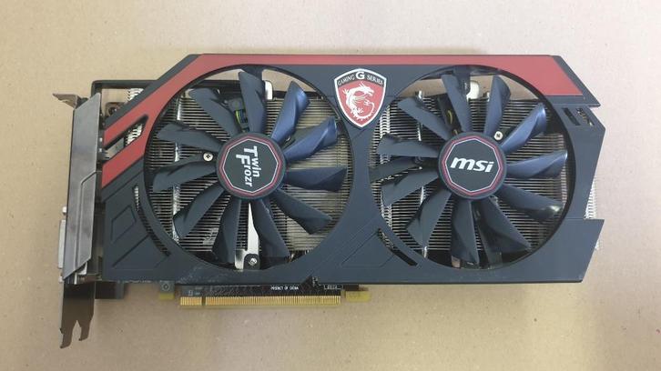 MSI GTX 760 Gaming OC 2Gb - heeft een probleem, Computers en Software, Videokaarten, Gebruikt, Nvidia, PCI-Express 3.0, GDDR5