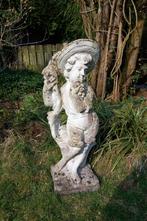Tuinbeeld Cherubijn, Ophalen, Gebruikt, Beton, Engelenbeeld