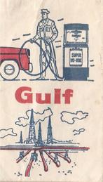 3 - GULF tankstation benzinepomp raffinaderij olieplatform, Ophalen of Verzenden