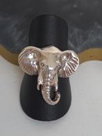Zilveren ring olifant  Maat 16,5, Ophalen of Verzenden, Dame, Kleiner dan 17, Zo goed als nieuw