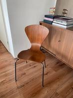 Vlinderstoel vintage hout fritz hansen stijl, Huis en Inrichting, Stoelen, Ophalen, Gebruikt, Bruin, Hout