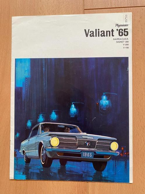 Plymouth Valiant '65 - Baracuda - Signet 200 - V200 en V 100, Boeken, Auto's | Folders en Tijdschriften, Gelezen, Overige merken