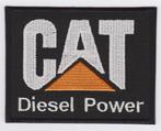 CAT Diesel Power stoffen opstrijk patch embleem #1, Verzamelen, Verzenden, Nieuw, Auto's