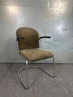 Gispen 413 design stoel, Huis en Inrichting, Stoelen, Ophalen, Bruin, Nikverheidsweg 13b, Metaal