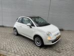 Fiat 500c, cabrio,abarth uitlaat,1.4 16V 100pk C 2010 Wit, Beige, 4 cilinders, Cabriolet, Wit