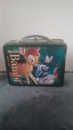 Disney Bambi broodtrommel in koffer vorm van blik, Verzamelen, Ophalen of Verzenden, Overige