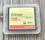 SanDisk Extreme CompactFlash geheugenkaart 128GB, Audio, Tv en Foto, Fotografie | Geheugenkaarten, Sandisk, Nieuw, Ophalen of Verzenden