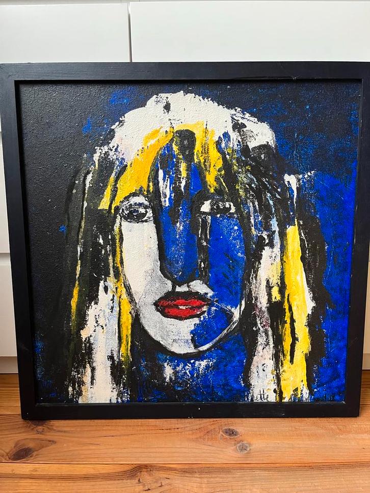 Anette Braad - Expressief Zelfportret 1997, Antiek en Kunst, Kunst | Schilderijen | Klassiek, Ophalen