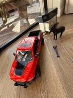 Bruder Ram met Paardentrailer en Paard, Kinderen en Baby's, Speelgoed | Speelgoedvoertuigen, Ophalen of Verzenden, Gebruikt