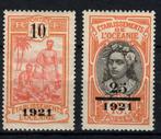 1921 10-25c OCEANIE-Franse kolonie, Ophalen of Verzenden, Postfris