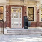 Pakketbrievenbus - Brievenbus - Zwarte -Metaal - 26*41*79 cm, Ophalen of Verzenden, Nieuw, Rvs, Staande brievenbus