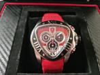 Tonino Lamborghini Spyder 1016 Red / RVS New Old Stock, Overige merken, Leer, Staal, Polshorloge
