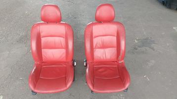 Renault clio mk2 rood leren stoelen  beschikbaar voor biedingen