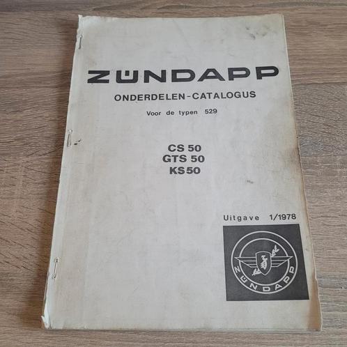 Zundapp 529 NL onderdelenboek 1978  origineel, Fietsen en Brommers, Handleidingen en Instructieboekjes, Gebruikt, Verzenden