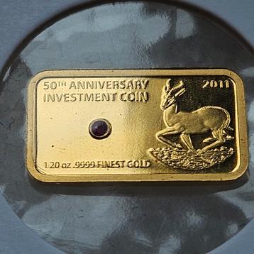 1/20 ounce 999.9 goudbaar 2011 beschikbaar voor biedingen