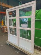 Kunststof Dubbele deur 3/4glas  b175 x h204 cm -2333-, Niet ingevuld, Kunststof, Gebruikt, 120 cm of meer