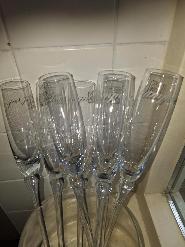 Set van  7 Champagneglazen Riviera Maison, Huis en Inrichting, Keuken | Servies, Ophalen
