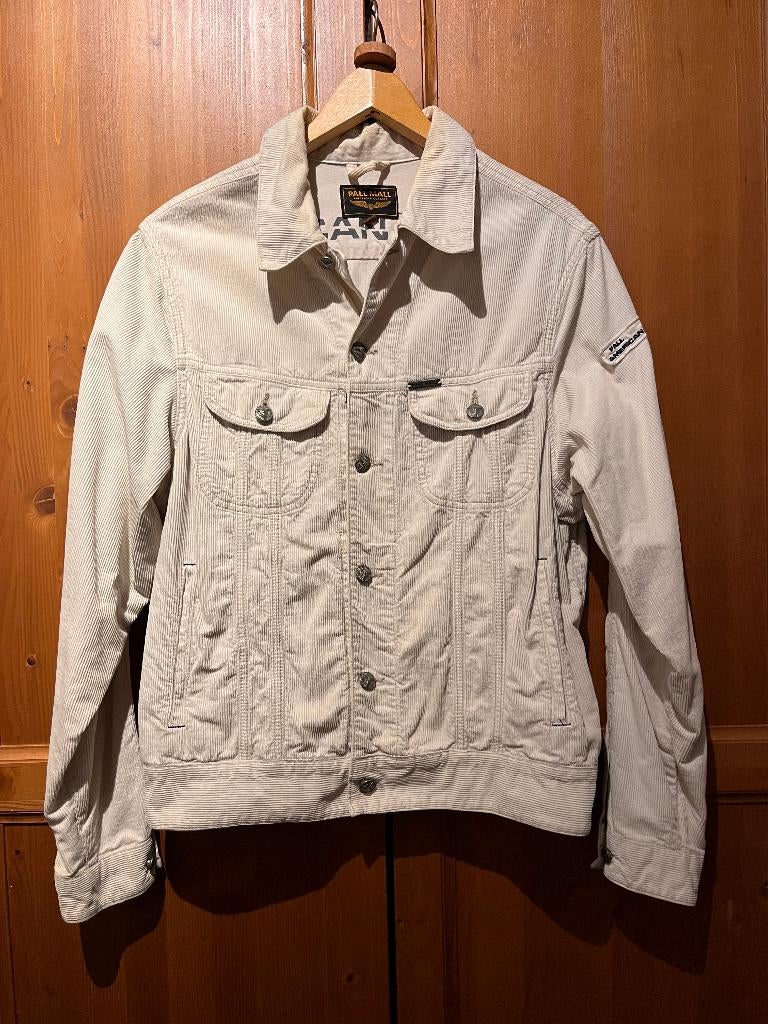 Pall Mall corduroy jack, Kleding | Heren, Jassen | Winter, Wit, Pall Mall, Zo goed als nieuw, Verzenden