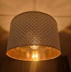 Ikea Nymo lampenkap wit/goud, 25 tot 50 cm, Wit, Rond, Ophalen of Verzenden