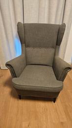Strandmon Ikea fauteuil grijs antraciet, Huis en Inrichting, Ophalen, 75 tot 100 cm, 50 tot 75 cm