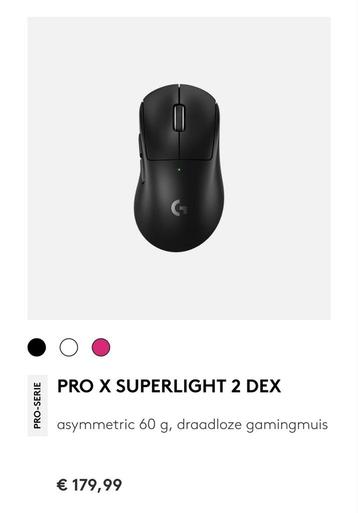 Logitech PRO X SUPERLIGHT DEX [Nieuw] beschikbaar voor biedingen