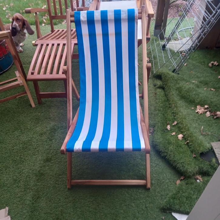 Teak Houten Tuinmeubelen uit Indonesië, Tuin en Terras, Ligbedden, Nieuw, Teakhout, Inklapbaar, Verstelbaar, Ophalen