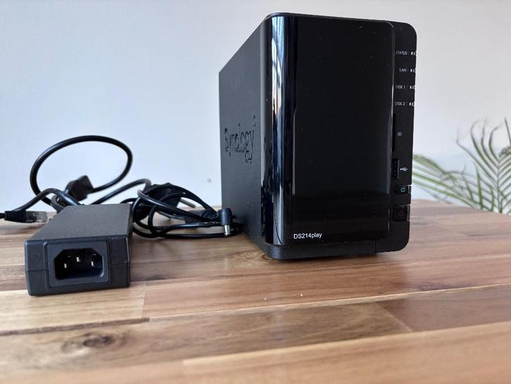 Synology DS214play NAS + 2 WD Red 3TB, Computers en Software, NAS, Gebruikt, Ophalen