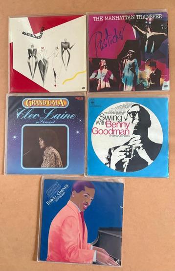 5 x jazz (o.m. Cleo Laine, Benny Goodman, Erroll Garner) beschikbaar voor biedingen