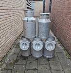 5 alminum melkbus/melkbussen, Ophalen of Verzenden, Zo goed als nieuw