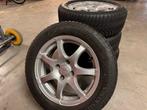 Anzio Wheels velgen met band 4 stuks R16 Inch 205/55 Winter, Gebruikt, 16 inch, Banden en Velgen, Personenwagen