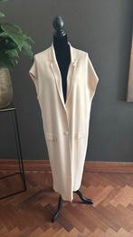 Creme Pocket Oversized Long Knitwear Vest maat l/xl, Ophalen of Verzenden, Zo goed als nieuw