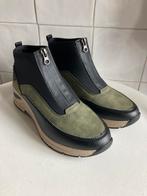 Rieker schoenen NIEUW mt 39 olijfgroen met zwart, Ophalen, Nieuw, Instappers, Zwart