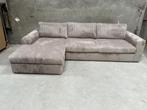!!ACTIE!! Hoekbank Uno Brede Rib-Stof, Niet ingevuld, Nieuw, Niet ingevuld, Niet ingevuld
