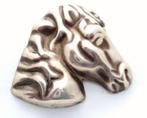 Paardenhoofd Grote vintage Taxco broche Mexico (7337-3883), Ophalen, Zo goed als nieuw, Zilver, Zilver