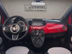 Fiat 500C 1.0 Hybrid Dolcevita 2023 ROOD | Cruise Control |, Keurmerk '100% Onderhouden', Gebruikt, Euro 6, Leder en Stof