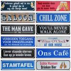 Grolsch bar groen reclamebord van metaal wandbord, Verzamelen, Biermerken, Nieuw, Grolsch, Ophalen of Verzenden