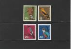 Duitsland 401-404 vogels van het land fauna 1963 serie PF, Verzenden, Postfris, Dier of Natuur