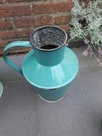 Oude brocante kan/vaas., Antiek en Kunst, Antiek | Emaille, Ophalen of Verzenden