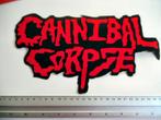 Cannibal Corpse zeer grote shaped sticker 15 x 27 cm 507, Verzenden, Nieuw, Overige typen